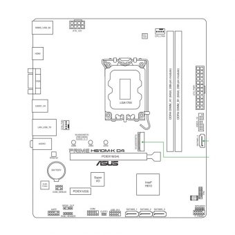 Asus Prime H610M-K D4 90MB1A10-M0EAY0 - Image 6