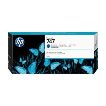HP 747 300-ml Chromatic Blue DesignJet Ink Cartridge P2V85A