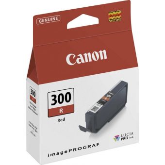 Canon PFI-300R Red Ink 4199C001