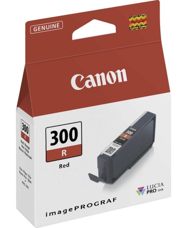 Canon PFI-300R Red Ink 4199C001