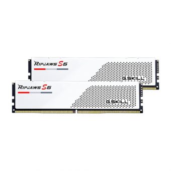 G.Skill Ripjaws S5 32GB (2x16GB) 5600MHz CL40 DDR5 White F5-5600J4040C16GX2-RS5W