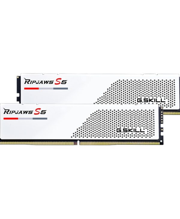 G.Skill Ripjaws S5 32GB (2x16GB) 5600MHz CL36 DDR5 White F5-5600J3636C16GX2-RS5W