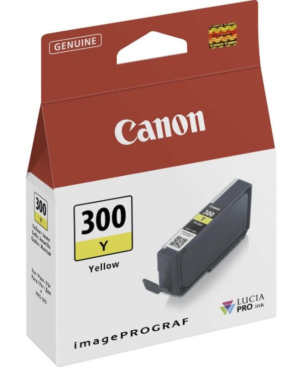 Canon PFI-300Y Yellow Ink 4196C001