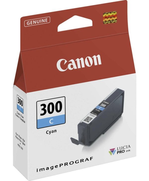 Canon PFI-300C Cyan Ink 4194C001