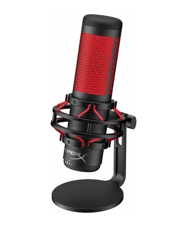 HP HyperX QuadCast Streaming Cardioid Microphone Black/Red 4P5P6AA