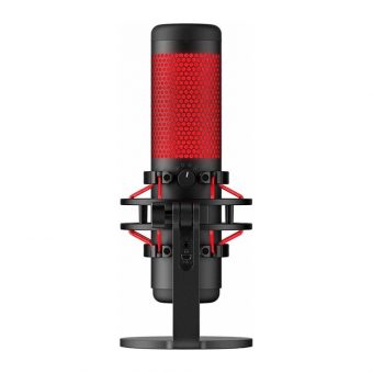 HP HyperX QuadCast Streaming Cardioid Microphone Black/Red 4P5P6AA - Image 3