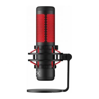 HP HyperX QuadCast Streaming Cardioid Microphone Black/Red 4P5P6AA - Image 4