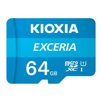 KIOXIA Exceria 64GB MicroSDXC UHS-I U1 Class 10 LMEX1L064GG2