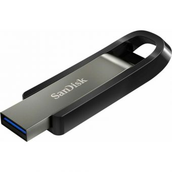 SanDisk Cruzer Extreme GO 128GB USB 3.2 Black/Silver SDCZ810-128G-G46