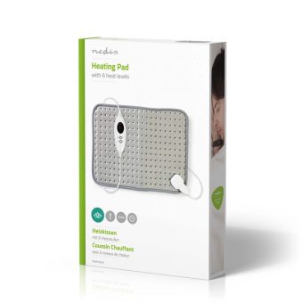 Nedis Heating Pad 42 x 32 cm 6-Heat Settings Digital Control Overheat protection PEHP110CGY - Image 4