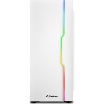 Sharkoon RGB Slider Mid-Tower Tempered Glass White 4044951032006 - Image 5