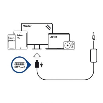 LC-Power Notebook Power Adapter USB-C 45W LC-NB-PRO-45-C - Image 5