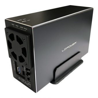 LC-Power 3.5" USB 3.0 2-Bay Enclosure Black LC-35U3-RAID-2 - Image 3