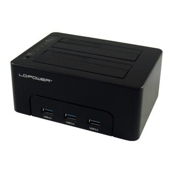 LC-Power 2.5"/3.5" USB 3.0 2-Bay Docking Station LC-DOCK-U3-HUB