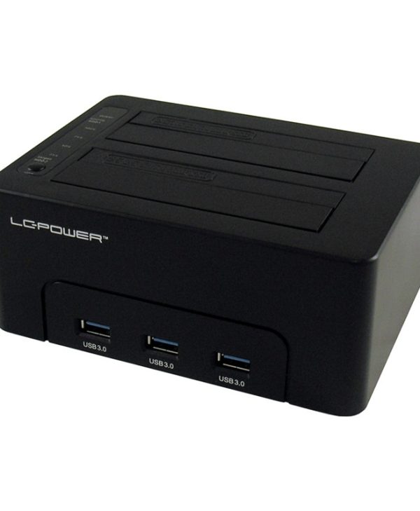 LC-Power 2.5"/3.5" USB 3.0 2-Bay Docking Station LC-DOCK-U3-HUB