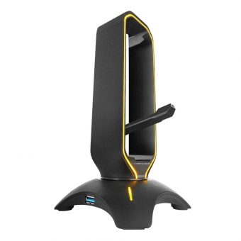 LC-Power USB Hub & Headphone Holder LC-HUB-HEAD-BUNGEE - Image 4