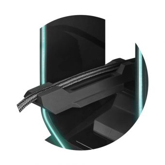 LC-Power USB Hub & Headphone Holder LC-HUB-HEAD-BUNGEE - Image 6
