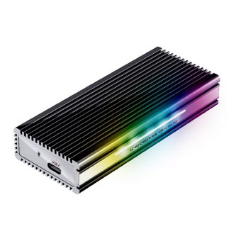 LC-Power M.2 SSD USB-C 3.1 Enclosure RGB LC-M2-C-MULTI-RGB