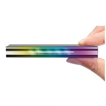 LC-Power M.2 SSD USB-C 3.1 Enclosure RGB LC-M2-C-MULTI-RGB - Image 10