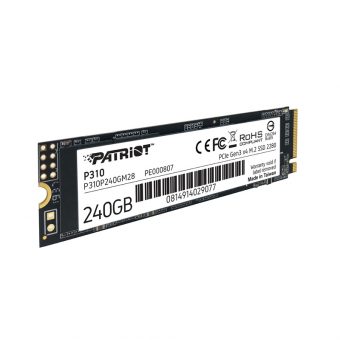 Patriot P310 240GB M.2 2280 PCIe Gen3 x4 P310P240GM28 - Image 4