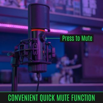 Streamplify Mic Tripod RGB Streaming Microphone With Tripod GAPL-1216 - Image 8