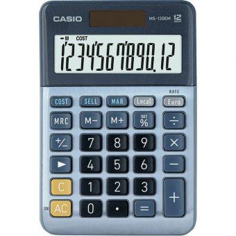 CASIO 12-digit calculator  MS-120EM