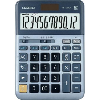 CASIO  12-digit calculator  DF-120EM