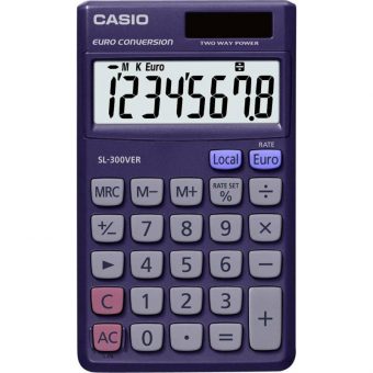 CASIO  8-digit calculator SL-300VER