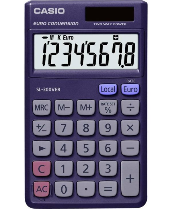 CASIO  8-digit calculator SL-300VER