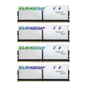 G.Skill Trident Z Royal 64GB (4 x 16GB) 3600MHz DDR4 Silver F4-3600C16Q-64GTRSC