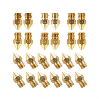 Creality Brass MK Nozzle Package 24Pcs 4007010004