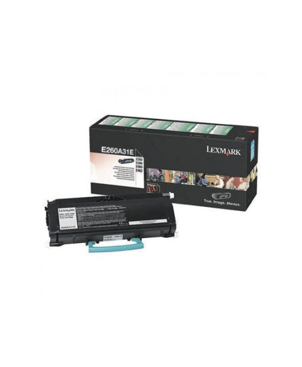 Lexmark E260A31E Toner Black 3.5k Pgs
