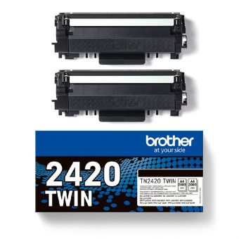 Brother TN-2420 Toner Black 2x3k Pgs TN2420TWIN - Image 3