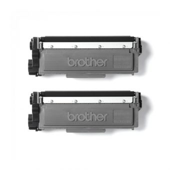 Brother TN-2320 Toner Black 2x2.6k Pgs TN2320TWIN 4977766812740 - Image 2
