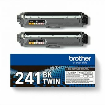 Brother TN-241BK Toner Black 2x2.5k Pgs TN241BKTWIN