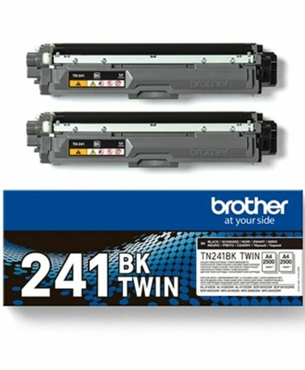 Brother TN-241BK Toner Black 2x2.5k Pgs TN241BKTWIN