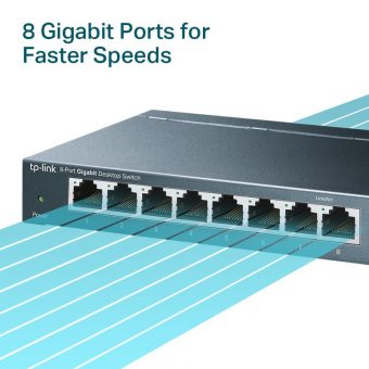 TP-Link 8-Port Gigabit Desktop Switch TL-SG108 V6 - Image 5