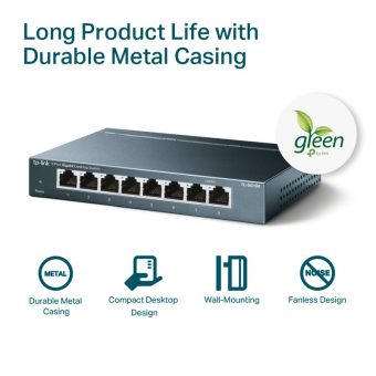 TP-Link 8-Port Gigabit Desktop Switch TL-SG108 V6 - Image 6