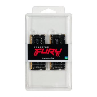 Kingston FURY Impact 32GB (2x16GB) 3200MHz DDR4 SO-DIMM Black KF432S20IBK2/32 - Image 4