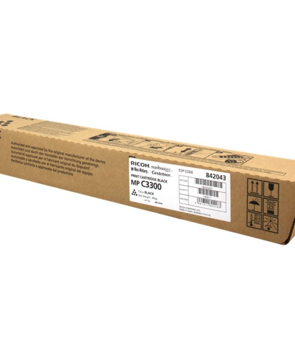 Ricoh MP C3300 Toner Black 20k Pgs 842043