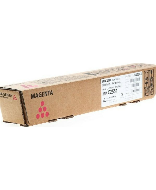 Ricoh MPC 2551 Toner Magenta 9.5k Pgs 842063