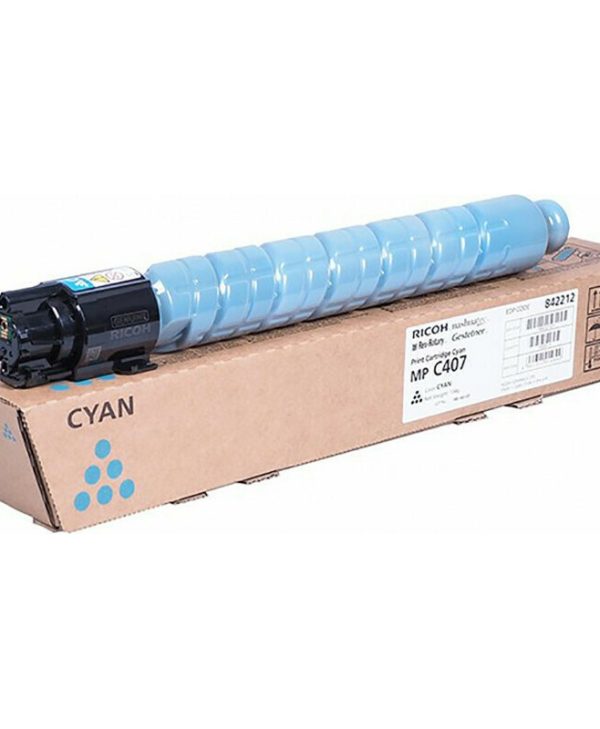Ricoh MPC 407 Toner Cyan 8k Pgs 842212