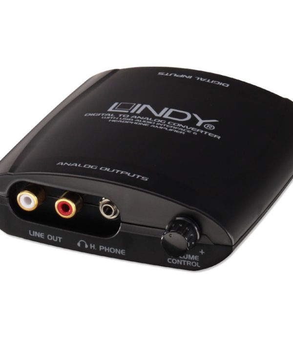 Lindy Usb Digital to Analogue Converter with Headphone Amplifier 20376