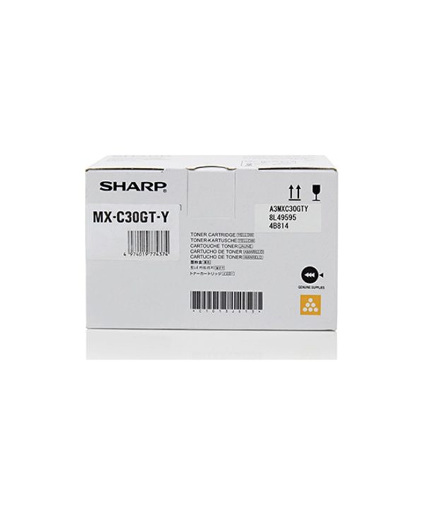 Sharp MX-C30GTY Toner Yellow 6k Pgs MX-C30GTY