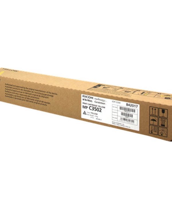 Ricoh MP-C3502 Toner Yellow 18K Pgs 842017