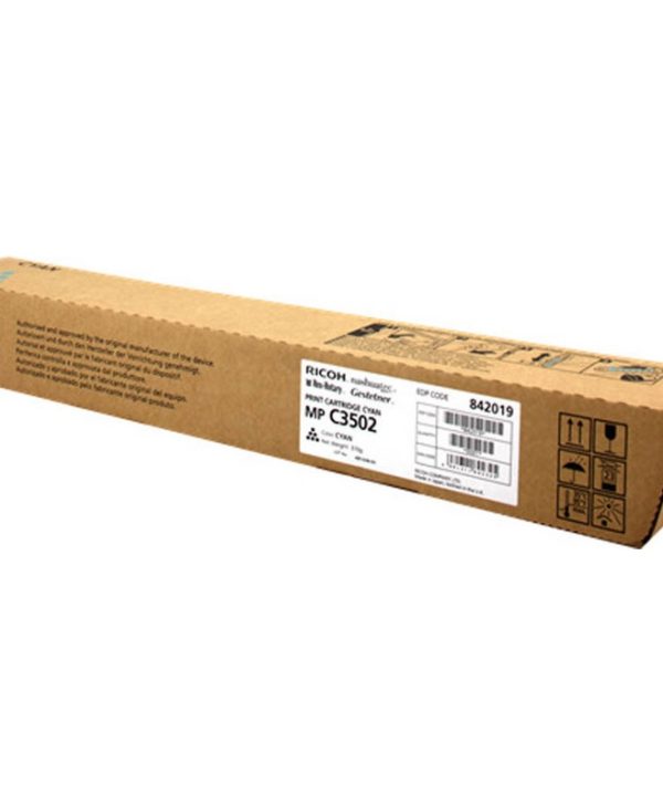 Ricoh MP-C3502 Toner Cyan 18K Pgs 842019