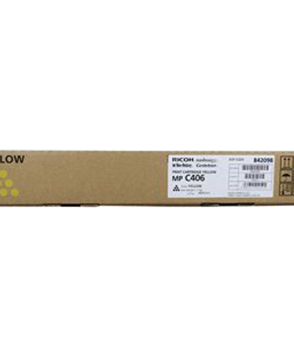 Ricoh MP C406 Toner Yellow 6k Pgs 842098
