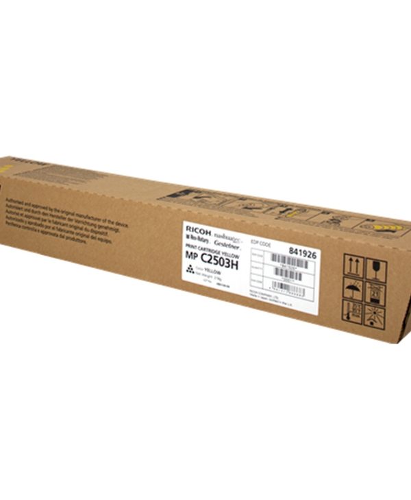 Ricoh MPC 2503 Toner Yellow 9.5k Pgs 841926