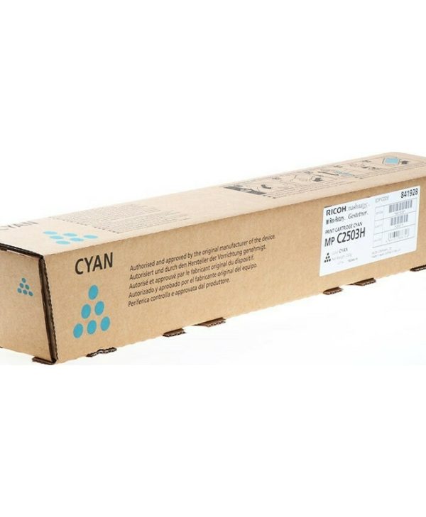 Ricoh MPC 2503 Toner Cyan 9.5k Pgs 841928