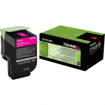 Lexmark 702HME Toner Magenta 3k Pgs 70C2HME - Image 2